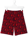 GUCCI ALL-OVER LOGO SHORTS
