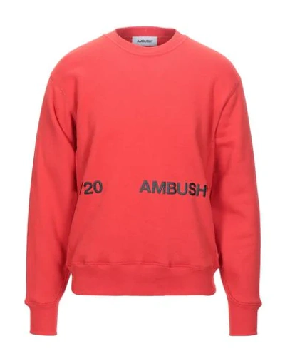 Ambush Sweatshirts In Red