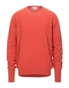 Ballantyne Cashmere Blend In Orange