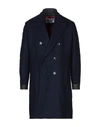 Frankie Morello Coats In Blue