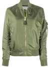 Alpha Industries Ma-1 Reversible Bomber Jacket In Green