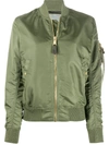 Alpha Industries Ma-1 Reversible Bomber Jacket In Dark Green