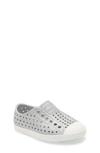 Native Shoes Jefferson Water Friendly Slip-on Vegan Sneaker In Disco Bling/ Shell White