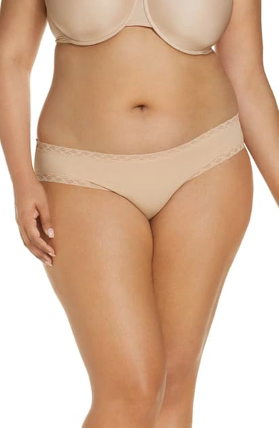 Natori Bliss Cotton French Cut Briefs In Cafe