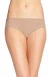 Natori Bliss Cotton Girl Briefs In Cafe