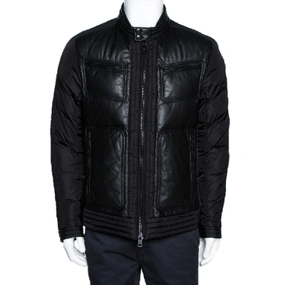 Pre-owned Moncler Black Down Quilted Allemand Jacket Xl