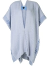 Voz Wangülen Duster Poncho In Blue