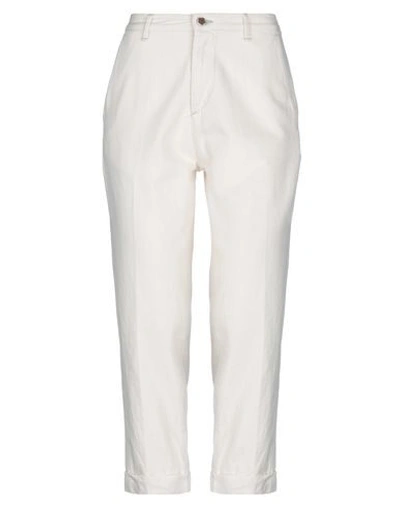 Care Label Pants In White