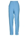 ESSENTIEL ANTWERP ESSENTIEL ANTWERP WOMAN PANTS AZURE SIZE 6 POLYESTER, VIRGIN WOOL, ELASTANE,13483793HL 6