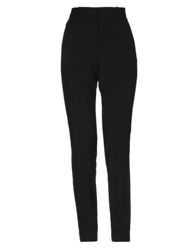 Aspesi Woman Pants Black Size 8 Viscose, Virgin Wool, Elastane