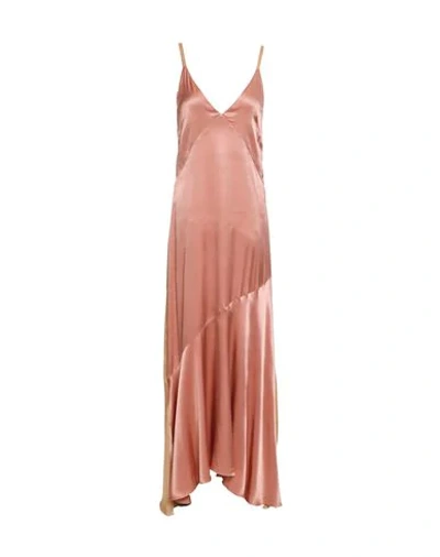 Les Héroïnes By Vanessa Cocchiaro Long Dress In Pale Pink