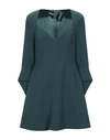 ELISABETTA FRANCHI ELISABETTA FRANCHI WOMAN MINI DRESS DARK GREEN SIZE 4 POLYESTER,15054558LJ 4