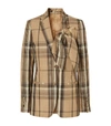 BURBERRY WOOL CHECK JACKET,15508755