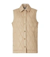 BURBERRY DIAMOND-QUILTED GILET,15514227