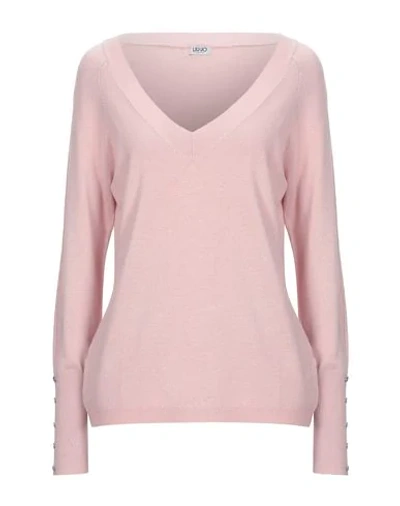 Liu •jo Sweater In Pale Pink