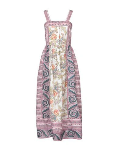 Antik Batik Long Dresses In Lilac