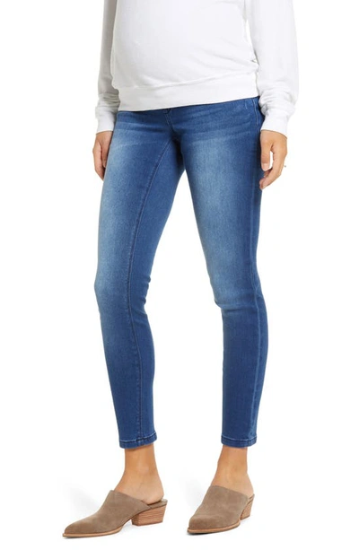 1822 Denim Butter Maternity Ankle Skinny Jeans In Donna