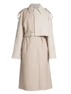 Bottega Veneta Belted Convertible Trench In Putty