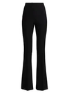 Atm Anthony Thomas Melillo Stretch High-rise Flared Pants In Black