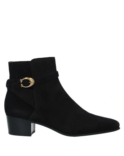 Coach Ankle Boot In Black
