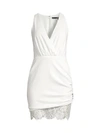 Jay Godfrey Clifford Ruched Lace Dress
