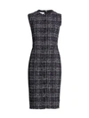 AKRIS PUNTO TWEED SHEATH DRESS