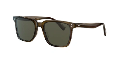 Oliver Peoples Ov5419su Lachman Sun Acetate Glass Square-frame Sunglasses In G-15 Polar
