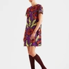 La Doublej Swing Big Blooms-print Dress In Big Blooms Viola