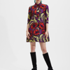 La Doublej Women's Artemis Floral Shirt Dress In Big Blooms Viola