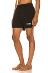 Amiri Black Logo Core Swim Shorts In Black