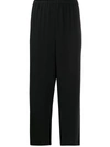 EILEEN FISHER STRAIGHT LEG CROPPED TROUSERS