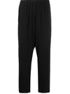 Eileen Fisher Straight Leg Crepe Pants In Black