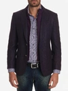 Robert Graham Downhill I Sport Coat Long Fit In Purple