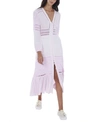 ALLISON NEW YORK WOMEN'S LACE PANELED MAXI DRESS