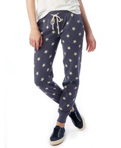 Alternative Apparel Printed Eco-fleece Women's Jogger Pants In Stars