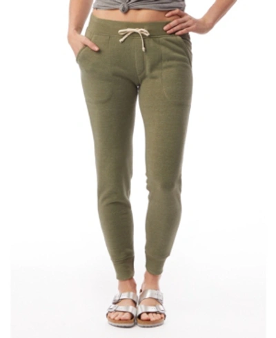 Alternative Apparel Eco-fleece Women's Jogger Pants In Evergreen