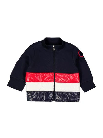 Moncler Kids Jacket For Boys In Blue