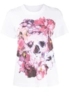 JUNYA WATANABE PAINTED SKULL-PRINT T-SHIRT