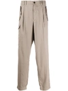 GIORGIO ARMANI PLEATED WIDE TROUSERS