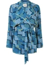 BAMBAH PATCHWORK TRENCH DRESS