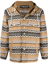 COSTUMEIN STRIPED HOODED JACKET