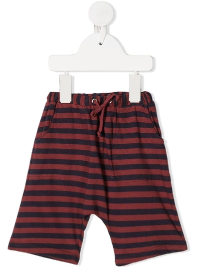 Zhoe & Tobiah Babies' Stripe Print Shorts In Red