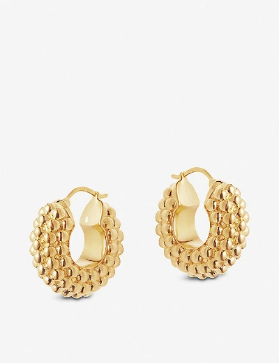 Missoma Womens Gold Baya 18ct Yellow Gold-plated Vermeil Hoop Earrings