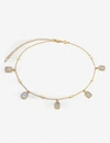 MISSOMA LENA 18CT YELLOW GOLD-VERMEIL AND RAINBOW MOONSTONE CHOKER NECKLACE,R03632825
