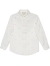 GUCCI EMBROIDERED SYMBOLS OXFORD SHIRT