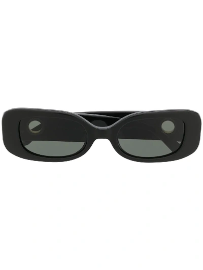 Linda Farrow Grommet Sunglasses In 黑色