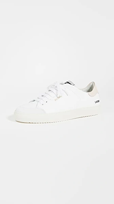 Axel Arigato Clean 90 Triple Animal Sneakers In White
