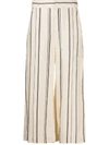 EQUIPMENT KALIL STRIPED WIDE-LEG TROUSERS