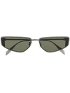 ALEXANDER MCQUEEN TINTED SQUARE-FRAME SUNGLASSES