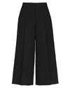 Msgm Black Cotton Bermuda Shorts In Black